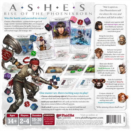 Ashes: Rise of the Phoenixborn Board Game Plaid Hat Games