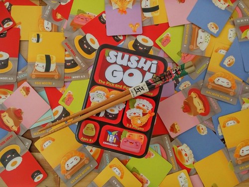 Sushi Go! - The Pick and Pass Card Game Card Game Gamewright