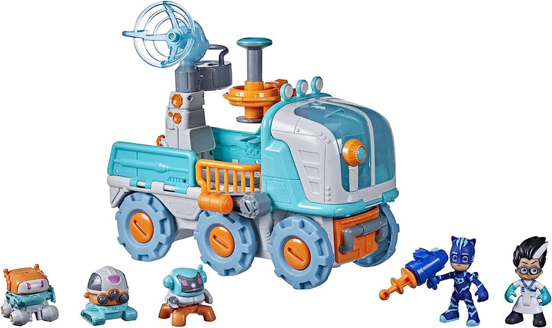PJ Masks Romeo Bot Builder Preschool Toy, 2-in-1 Romeo Vehicle and Robot Factory Playset Toys & Games Hasbro