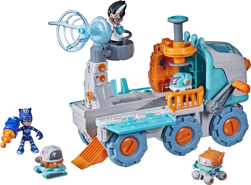 PJ Masks Romeo Bot Builder Preschool Toy, 2-in-1 Romeo Vehicle and Robot Factory Playset Toys & Games Hasbro