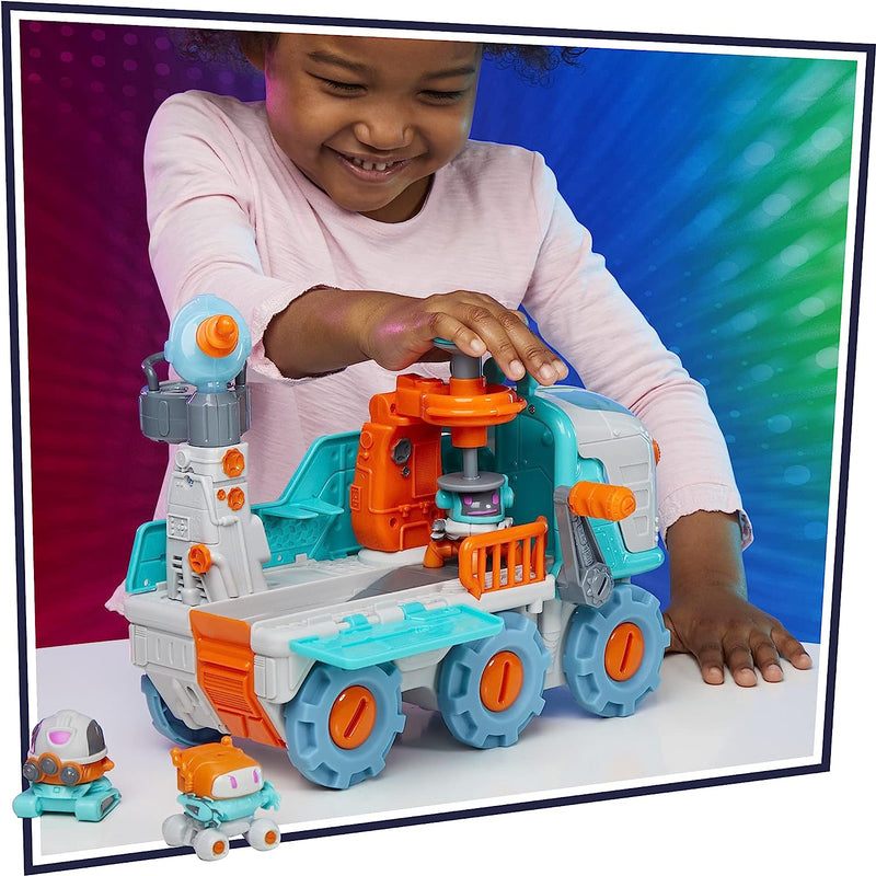 PJ Masks Romeo Bot Builder Preschool Toy, 2-in-1 Romeo Vehicle and Robot Factory Playset Toys & Games Hasbro