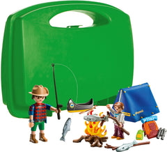 Playmobil Family Fun: Camping Adventure Carry Case - 32 Piece Playset Toys & Games Playmobil