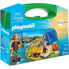 Playmobil Family Fun: Camping Adventure Carry Case - 32 Piece Playset Toys & Games Playmobil