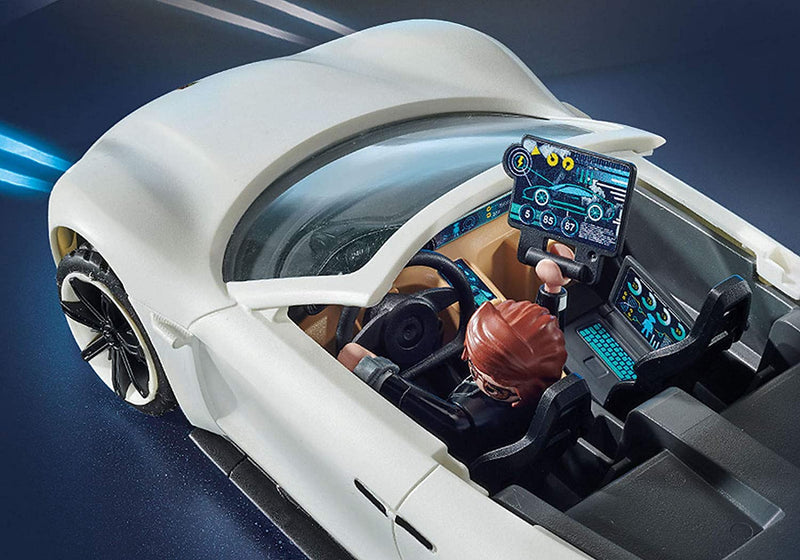 Playmobil The Movie: Rex Dasher's Porsche Mission E - 24 Piece Playset Toys & Games Playmobil