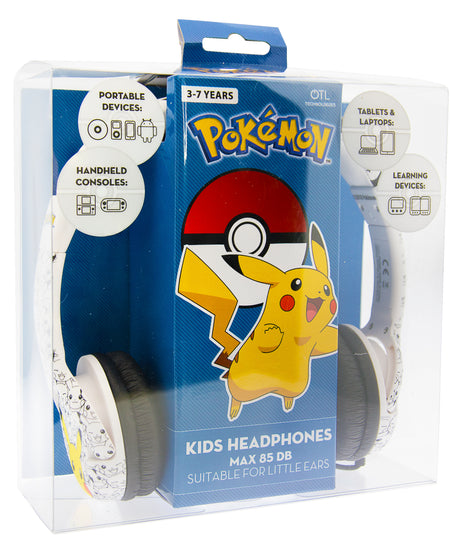 Pokemon "Pikachu Face" Kids Headphones - PK0602 Toys & Games Pokemon