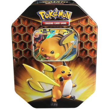 Pokemon TCG: Hidden Fates - Raichu -GX Tin Card Game Pokemon