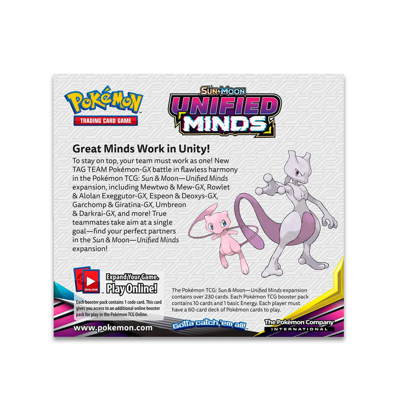Pokemon TCG: Sun & Moon - Unified Minds Booster Box - 36 Packs Card Game Pokemon
