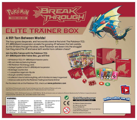 Pokemon TCG: XY - BREAKpoint Elite Trainer Box Card Game Pokemon
