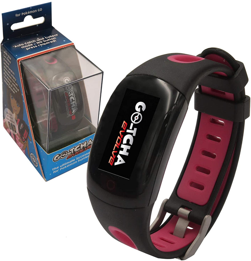 Datel Pokemon GO-TCHA Evolve Black/Pink Wristband For Pokemon Go - iPhone & Android Toys & Games Datel