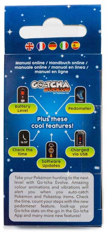 Datel Pokemon GO-TCHA Evolve Black/Pink Wristband For Pokemon Go - iPhone & Android Toys & Games Datel