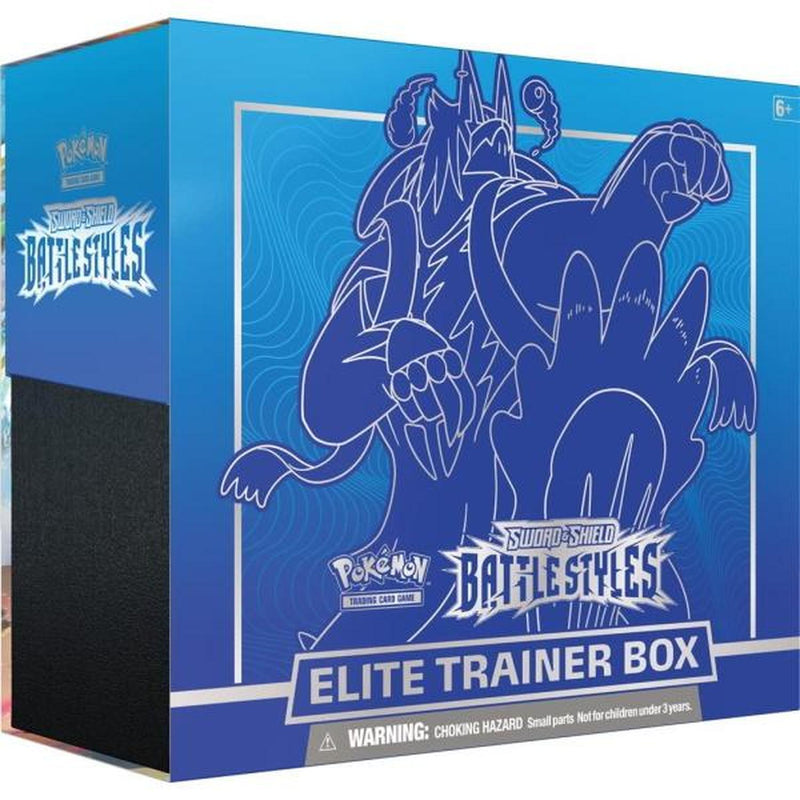 Pokemon TCG: Sword & Shield - Battle Styles Elite Trainer Box (Blue) - Gigantamax Rapid Strike Urshifu Card Game Pokemon