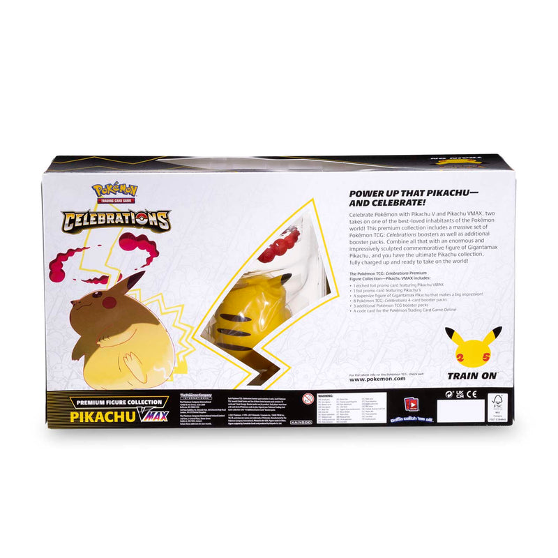 Pokemon TCG: Celebrations Premium Figure Collection - Pikachu VMAX Card Game Pokemon