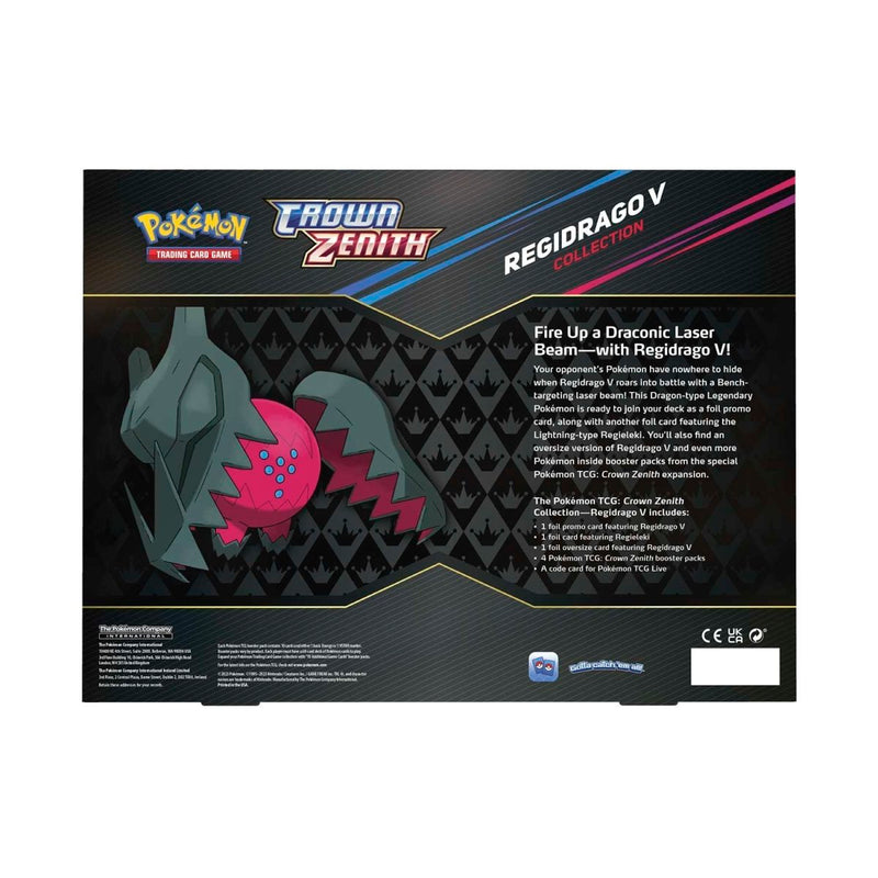 Pokemon TCG: Crown Zenith Collection - Regidrago V Card Game Pokemon
