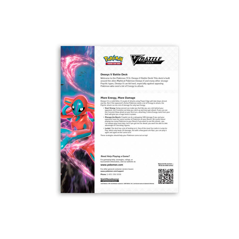 Pokemon TCG: Deoxys V Battle Deck Card Game Pokemon