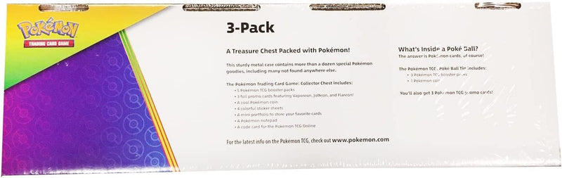 Pokemon TCG: Eevee Evolutions Collector's Treasure Chest with 2 Poke Balls & 3 Eevee Promo Cards Card Game Pokemon