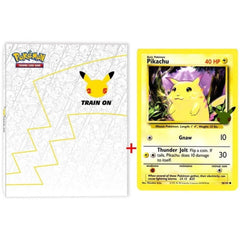 Pokemon TCG: 25th Anniversary First Partner Collector's Binder + Pikachu Jumbo Card Card Game Pokemon