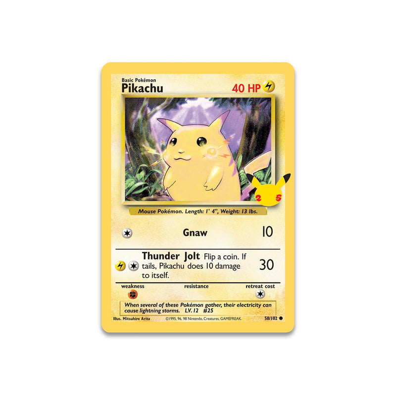 Pokemon TCG: 25th Anniversary First Partner Collector's Binder + Pikachu Jumbo Card Card Game Pokemon