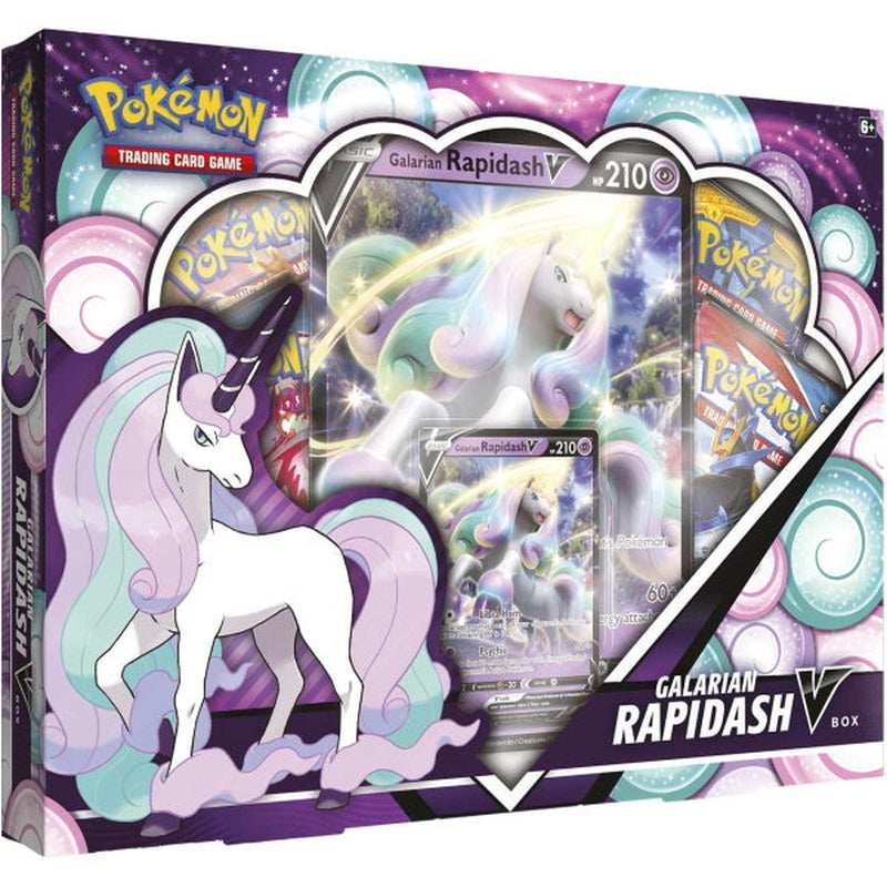 Pokemon TCG: Galarian Rapidash V Box Card Game Pokemon