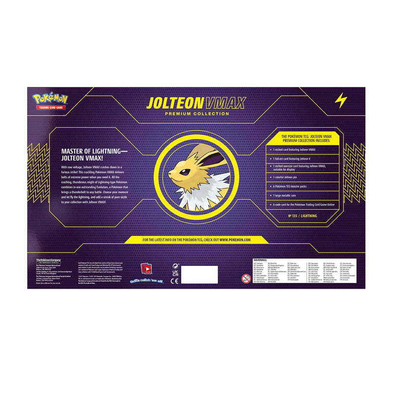 Pokemon TCG: Eevee Evolutions Jolteon VMAX Premium Collection Card Game Pokemon