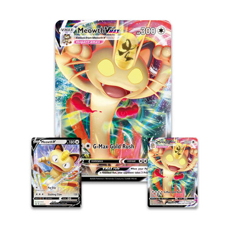 Pokemon TCG: Meowth VMAX Special Collection Card Game Pokemon