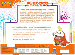 Pokemon TCG: Paldea Pin Collection - Fuecoco - 4 Booster Packs & Promos Card Game Pokemon
