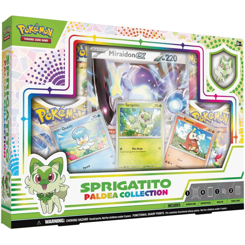 Pokemon TCG: Paldea Pin Collection - Sprigatito Card Game Pokemon