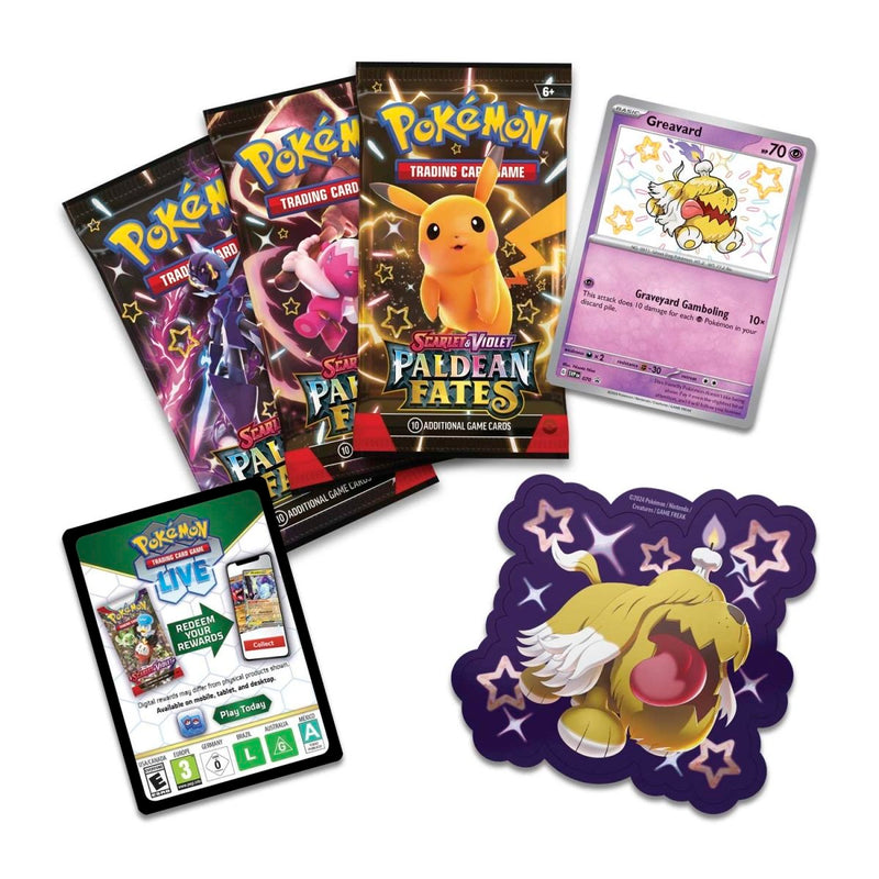 Pokemon TCG: Scarlet & Violet - Tech Sticker Collection - Greavard Card Game Pokemon