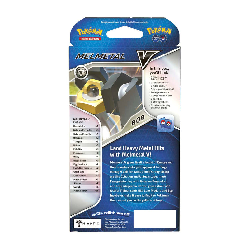 Pokemon TCG: Pokemon GO Melmetal V Battle Deck Card Game Pokemon