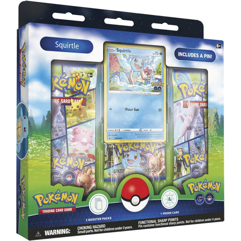 Pokemon TCG: Pokemon GO Pin Collection - Squirtle Card Game Pokemon