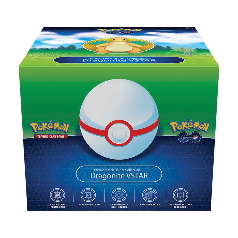 Pokemon TCG: Pokemon GO Premier Deck Holder Collection - Dragonite VSTAR Card Game Pokemon
