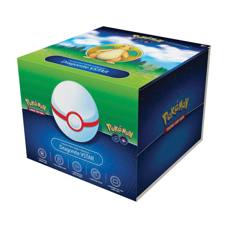 Pokemon TCG: Pokemon GO Premier Deck Holder Collection - Dragonite VSTAR Card Game Pokemon