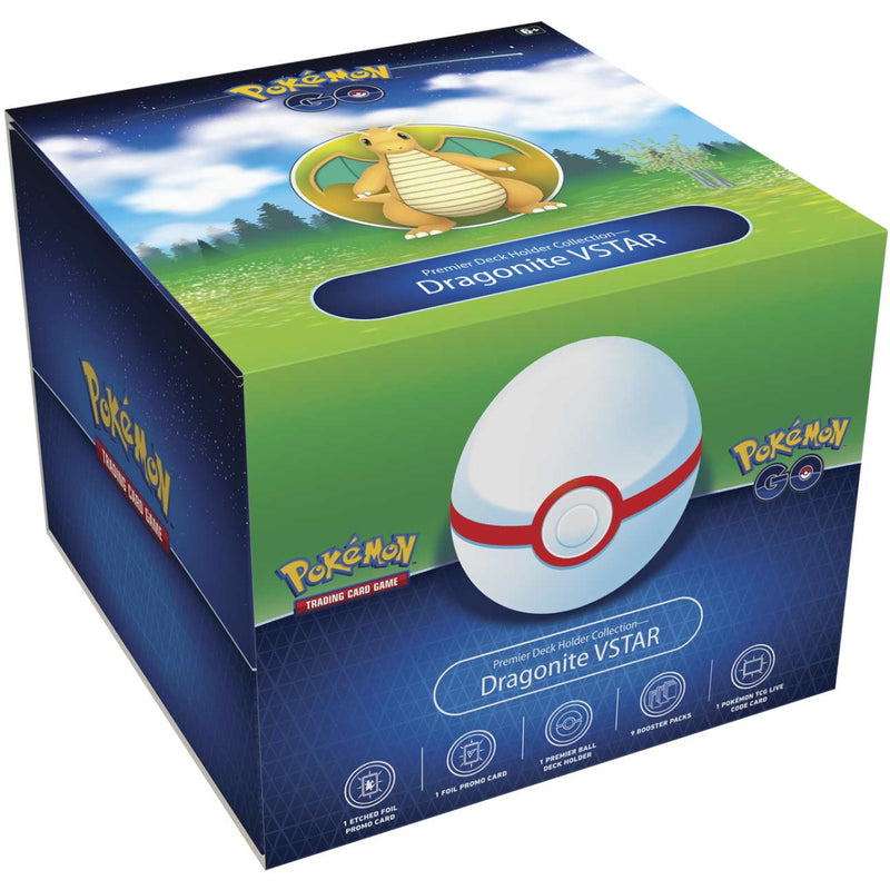 Pokemon TCG: Pokemon GO Premier Deck Holder Collection - Dragonite VSTAR Card Game Pokemon