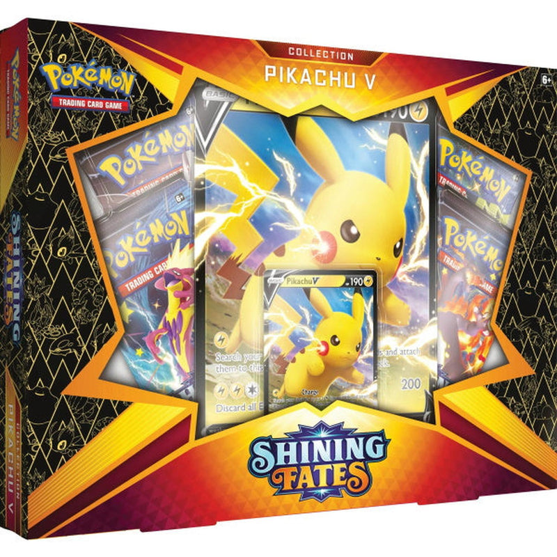 Pokemon TCG: Shining Fates Collection - Pikachu V Card Game Pokemon
