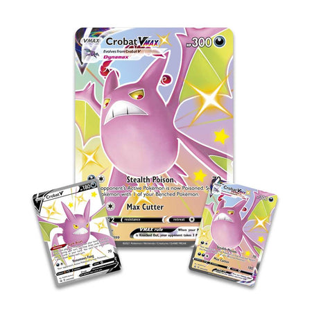 Pokemon TCG: Shining Fates Premium Collection - Shiny Crobat VMAX Card Game Pokemon