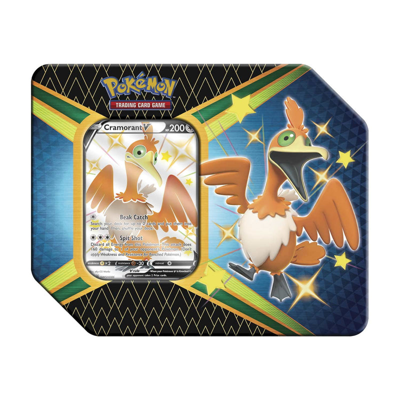 Pokemon TCG: Shining Fates Tins - Boltund V / Cramorant V / Eldegoss V Card Game Pokemon