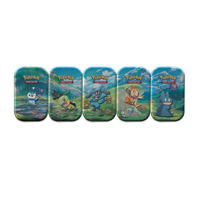 Pokemon TCG: Sinnoh Stars Mini Tin Display Box - 10 Tins Card Game Nintendo