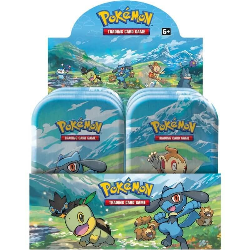 Pokemon TCG: Sinnoh Stars Mini Tin Display Box - 10 Tins Card Game Nintendo