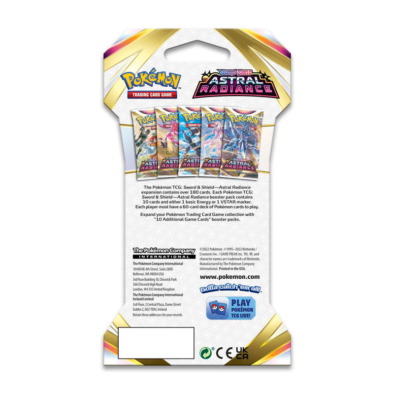 Pokemon TCG: Sword & Shield - Astral Radiance Sleeved Booster Pack Card Game Pokemon