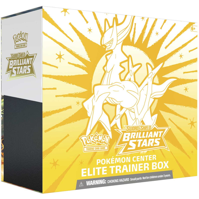 Pokemon TCG: Sword & Shield - Brilliant Stars Pokemon Center Elite Trainer Box - Arceus Card Game Pokemon