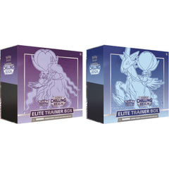 Pokemon TCG: Sword & Shield - Chilling Reign Elite Trainer Box - Shadow Rider Calyrex + Ice Rider Calyrex Card Game Pokemon