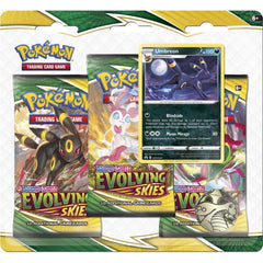 Pokemon TCG: Sword & Shield - Evolving Skies 3 Booster Packs - Umbreon Promo Card & Coin Card Game Pokemon