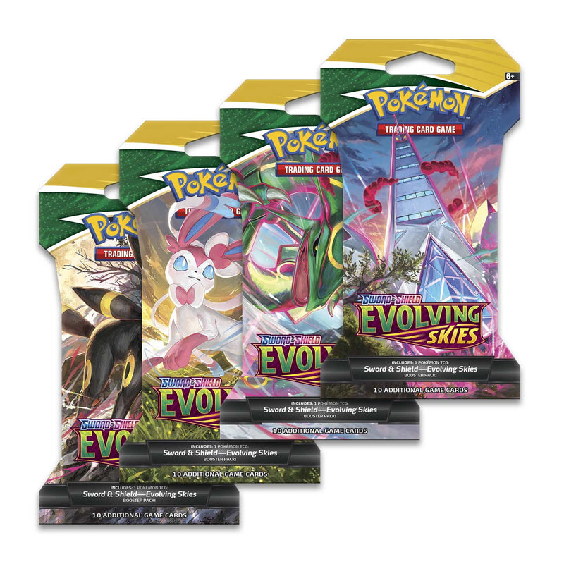 Pokemon TCG: Sword & Shield - Evolving Skies Sleeved Booster Pack Card Game Pokemon