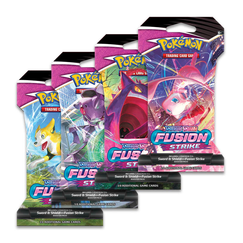 Pokemon TCG: Sword & Shield - Fusion Strike Sleeved Booster Pack Card Game Pokemon
