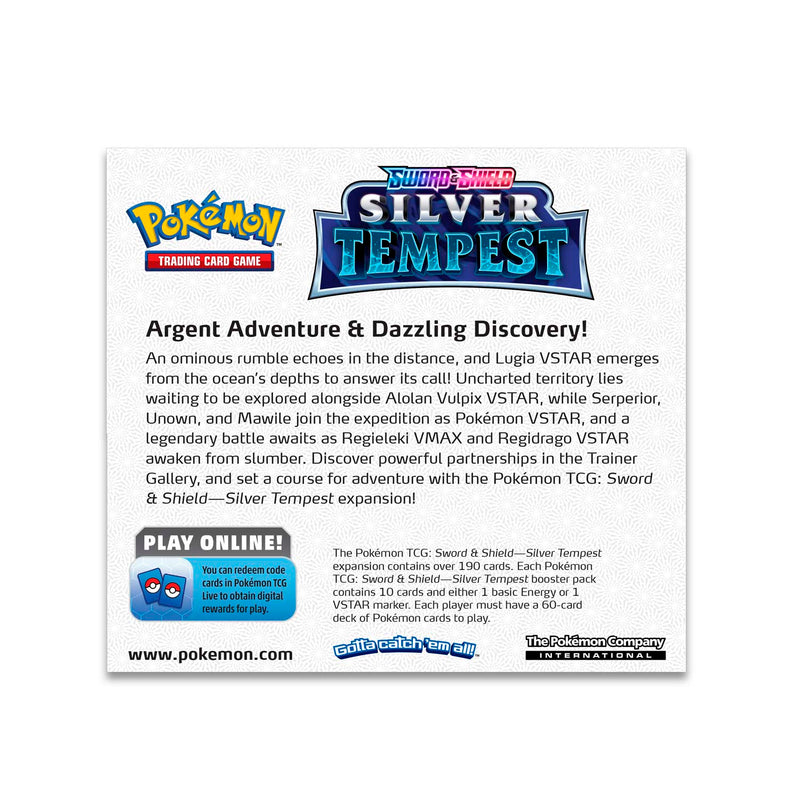 Pokemon TCG: Sword & Shield - Silver Tempest Booster Box - 36 Packs Card Game Pokemon