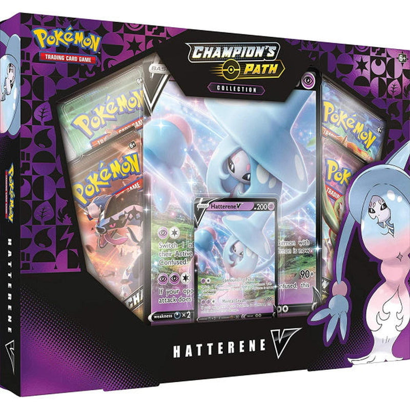 Pokemon TCG: Champion's Path Collection - Hatterene V Card Game Nintendo