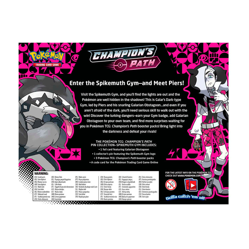 Pokemon TCG Champion's Path: Pin Collection Box - Ballonlea/Spikemuth/Hammerlocke Card Game Pokemon