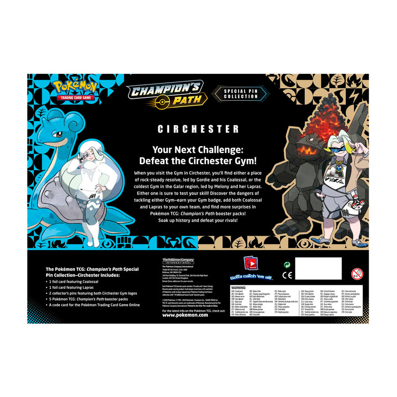 Pokemon TCG Champion's Path: Special Pin Collection - Circhester Card Game Nintendo