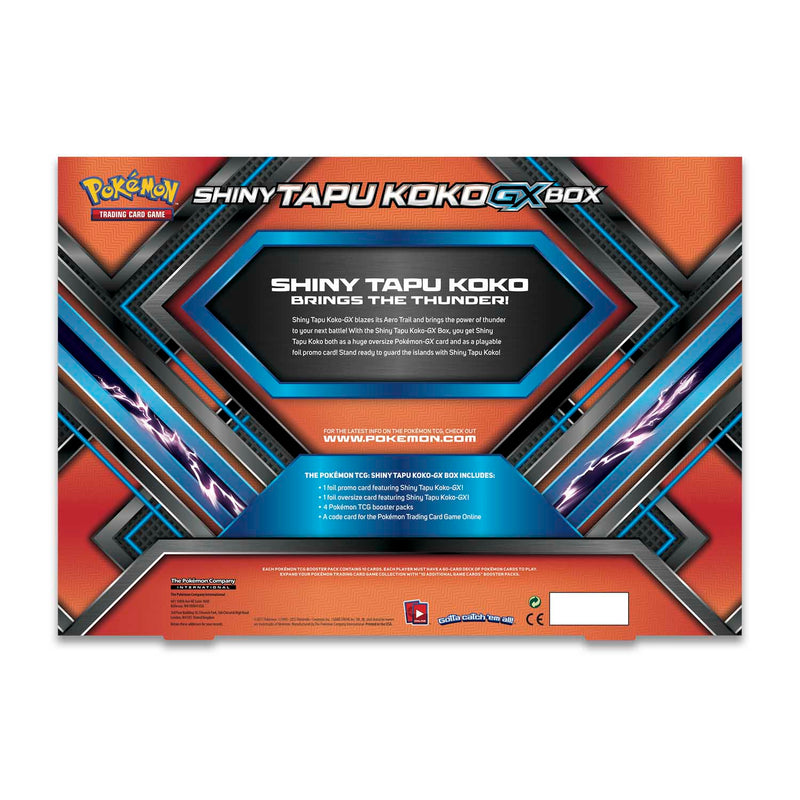 Pokemon TCG: : Shiny Tapu Koko-GX Box Card Game Nintendo