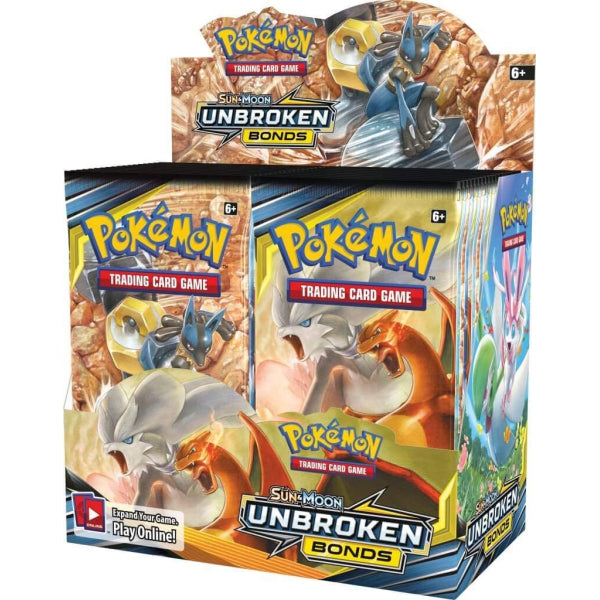 Pokemon TCG: Sun & Moon - Unbroken Bonds Booster Box - 36 Packs Card Game Pokemon