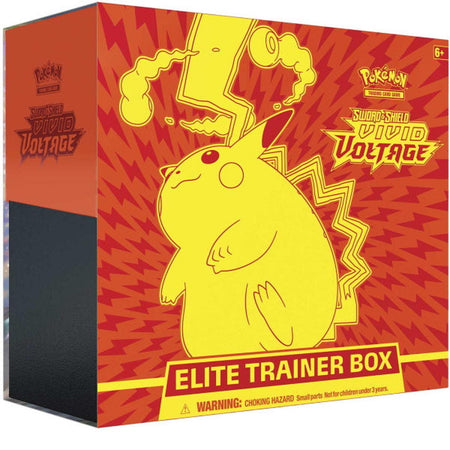 Pokemon TCG: Sword & Shield Vivid Voltage Elite Trainer Box Card Game Pokemon